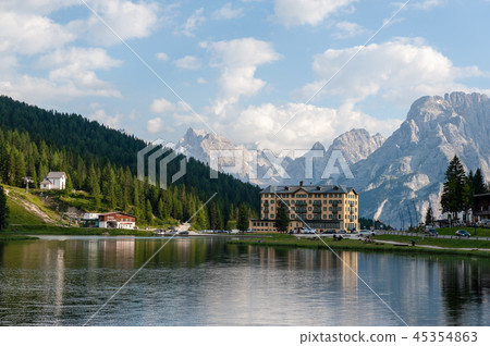 Lago Misurina in the Italian Dolomites 45354863
