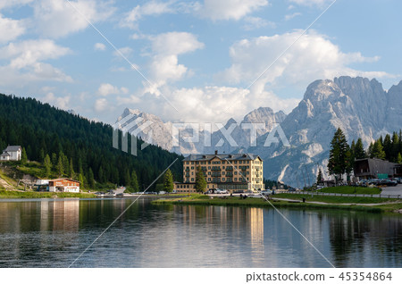 Lago Misurina in the Italian Dolomites 45354864