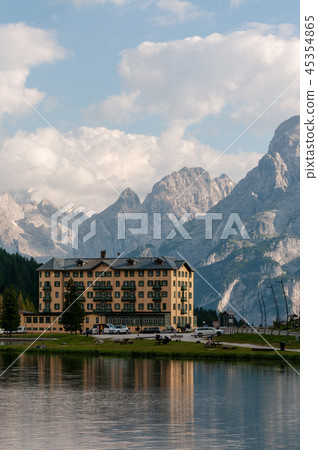 Lago Misurina in the Italian Dolomites 45354865