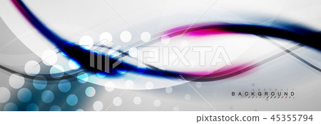 Smooth flowing wave motion concept background Smooth flowing wave motion concept background 45355794