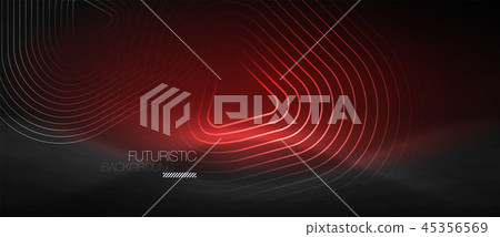 Dark black abstract background with neon colors and lines Dark black abstract background with neon colors and lines 45356569