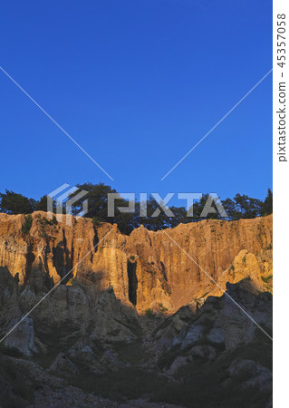 [德島縣]阿波的粘土柱（世界三大賠率）複製空間 45357058