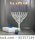 The Religious symbols of Jewish holiday Hanukkah 45357149
