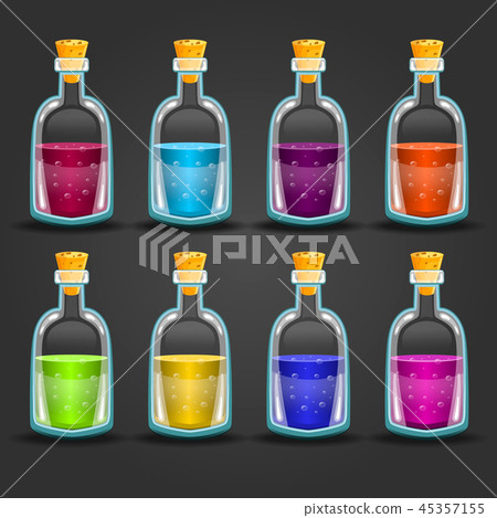 Big set of flasks with different poisons Big set of flasks with different poisons 45357155