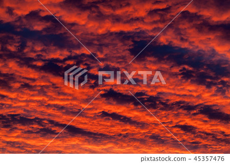 Colorful dark cloudy sky. Natural photo 45357476