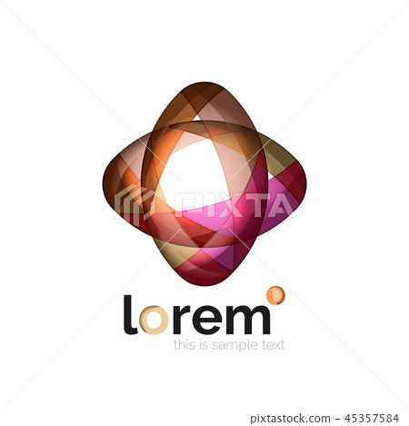 Abstract geometric business icon 45357584