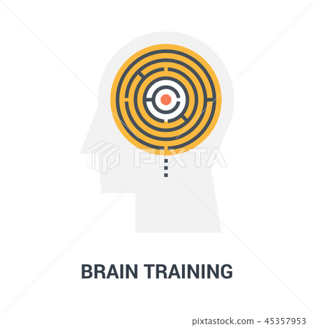brain training icon concept brain training icon concept 45357953