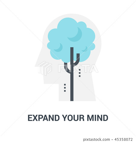 expend your mind icon concept 45358072