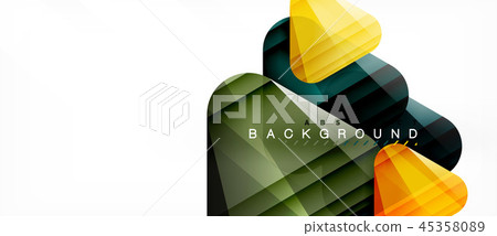 Geometric abstract background, triangles Geometric abstract background, triangles 45358089