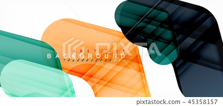Colorful glossy arrows abstract background 45358157