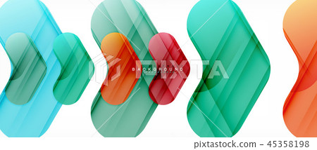 Colorful glossy arrows abstract background Colorful glossy arrows abstract background 45358198
