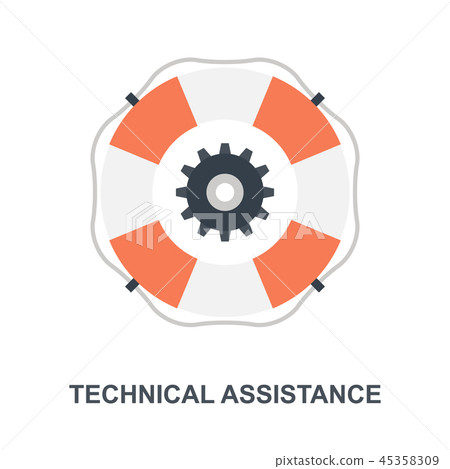 Technical Assistance icon concept Technical Assistance icon concept 45358309