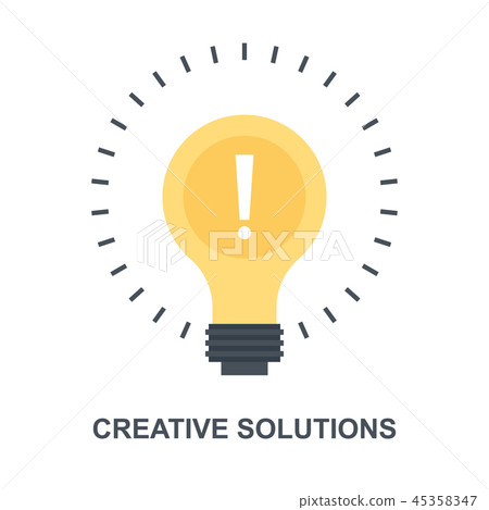 Creative Solutions icon concept - Stock Illustration [45358347] - PIXTA