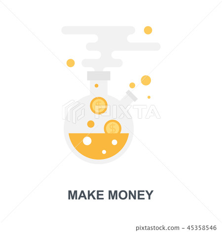 Make Money icon concept 45358546