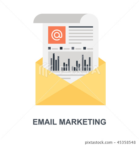 Email Marketing icon concept Email Marketing icon concept 45358548