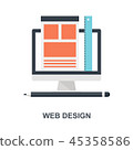 Web Design icon concept 45358586
