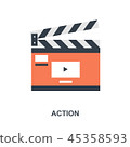 Action icon concept 45358593