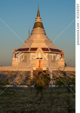 temple on top of a mountain 45358707