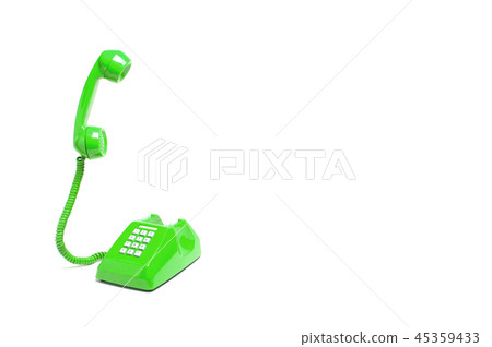 Green classic telephone Green classic telephone 45359433