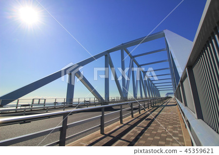 Tokyo Bay Bridge Road Landscape Tokyo Bay Bridge Road Landscape 45359621