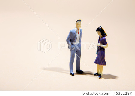 Family relationship man and woman 45361287