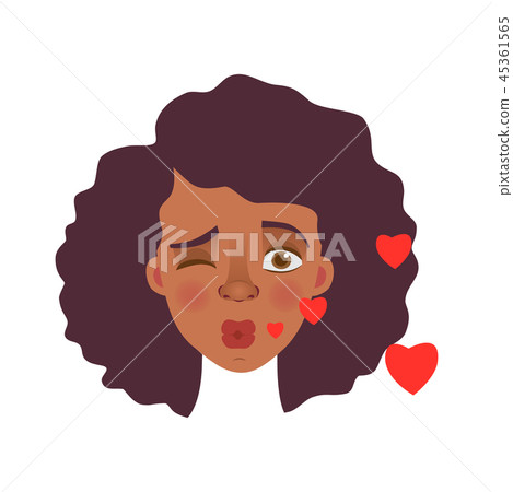 face of African woman face of African woman 45361565