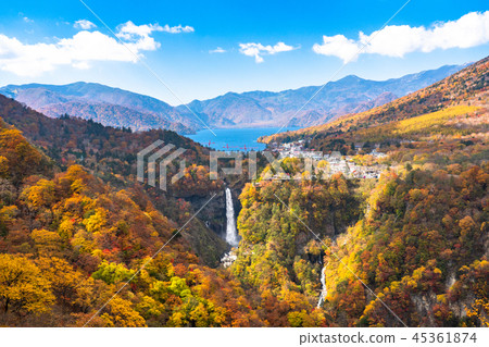 “栃木縣”Oku-Nikko和Ake-chihei的秋葉 45361874