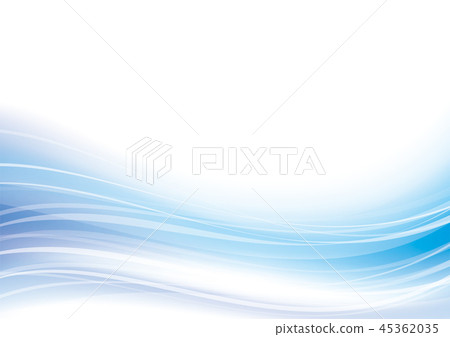 Wave line abstract curve background blue 45362035
