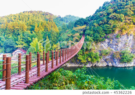 立上峽 檜國橋紅葉 [熊本縣八代郡冰川町] 45362226