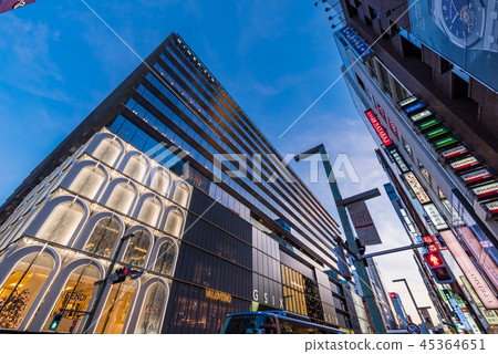 銀座5丁目晚上視圖 45364651