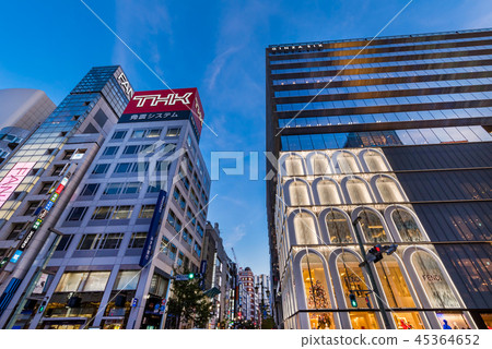 銀座5丁目晚上視圖 45364652