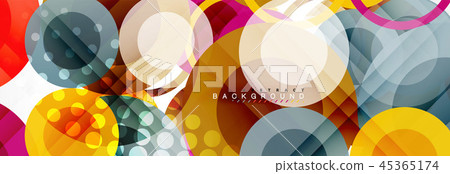 Circle composition abstract background Circle composition abstract background 45365174