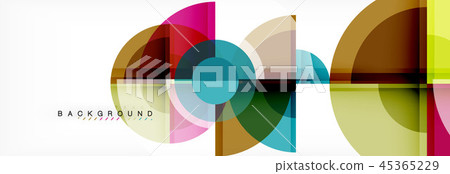 Abstract background bright circles geometric... - Stock Illustration ...