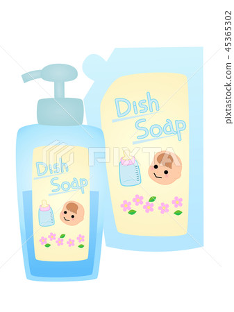 Dishwashing liquid for babies Refill and body Dishwashing liquid for babies Refill and body 45365302