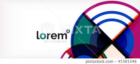 Vector abstract colorful circles background Vector abstract colorful circles background 45365346