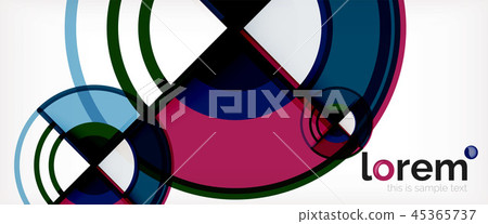 Vector abstract colorful circles background Vector abstract colorful circles background 45365737