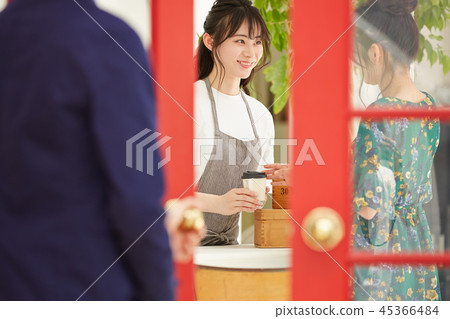 咖啡館女工作 咖啡館女工作 45366484