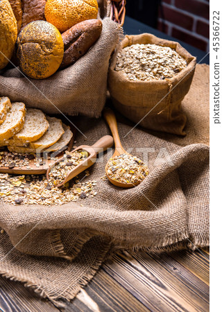 photo of bread and bakery for cooking breakfast. photo of bread and bakery for cooking breakfast. 45366722