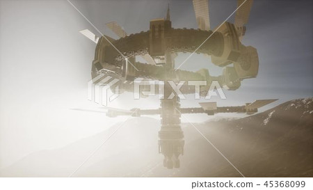 Alien UFO at Earth 45368099