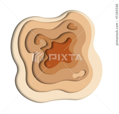 paper cut minimalistic abstract design. 45369386