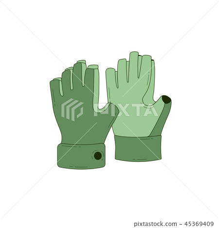 Halffinger gloves icon 45369409