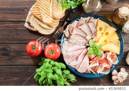 Cold meat platter 45369831