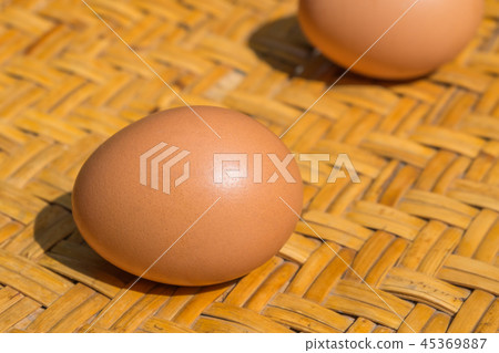 Eggs are high in protein for breakfast 45369887