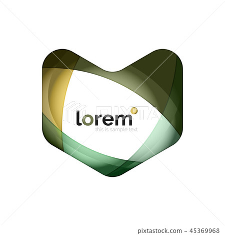 Abstract geometric business icon Abstract geometric business icon 45369968