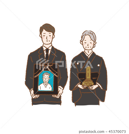 老葬禮兇手問候例證 老葬禮兇手問候例證 45370073