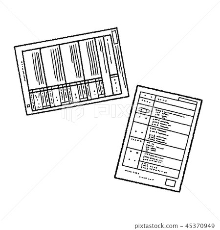 Family register certified death notice illustrations 45370949