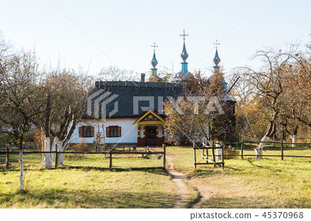 Reconstruction of an ancient clay house Reconstruction of an ancient clay house 45370968