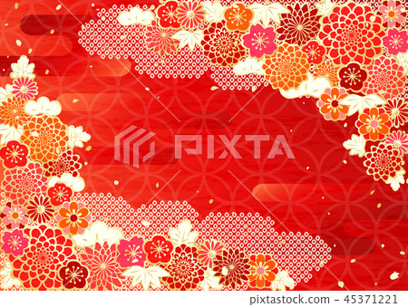 New Year's flower Matsutake plum Kikuzakura New Year's flower Matsutake plum Kikuzakura 45371221