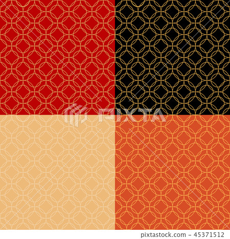 Set of new year tradition pattern. Set of new year tradition pattern. 45371512