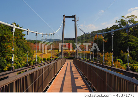 Nodake Ohashi (Nagasaki Prefecture: Nodake Lake: Autumn holiday season) Nodake Ohashi (Nagasaki Prefecture: Nodake Lake: Autumn holiday season) 45371775